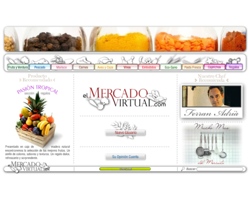 Development of the Online Store THE VIRTUAL MARKET