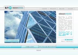Development of corporate website GABINETE TÉCNICO DE RIESGOS