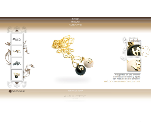 Desarrollo de la tienda online "Joyería RABAT - AMULETTO"